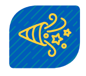 icon indicating celebration