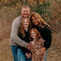 Portrait of Brandie Stoddard and family