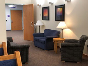 Sitting area at Children&rsquo;s Mercy Kansas.