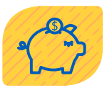 icon of a child's bank