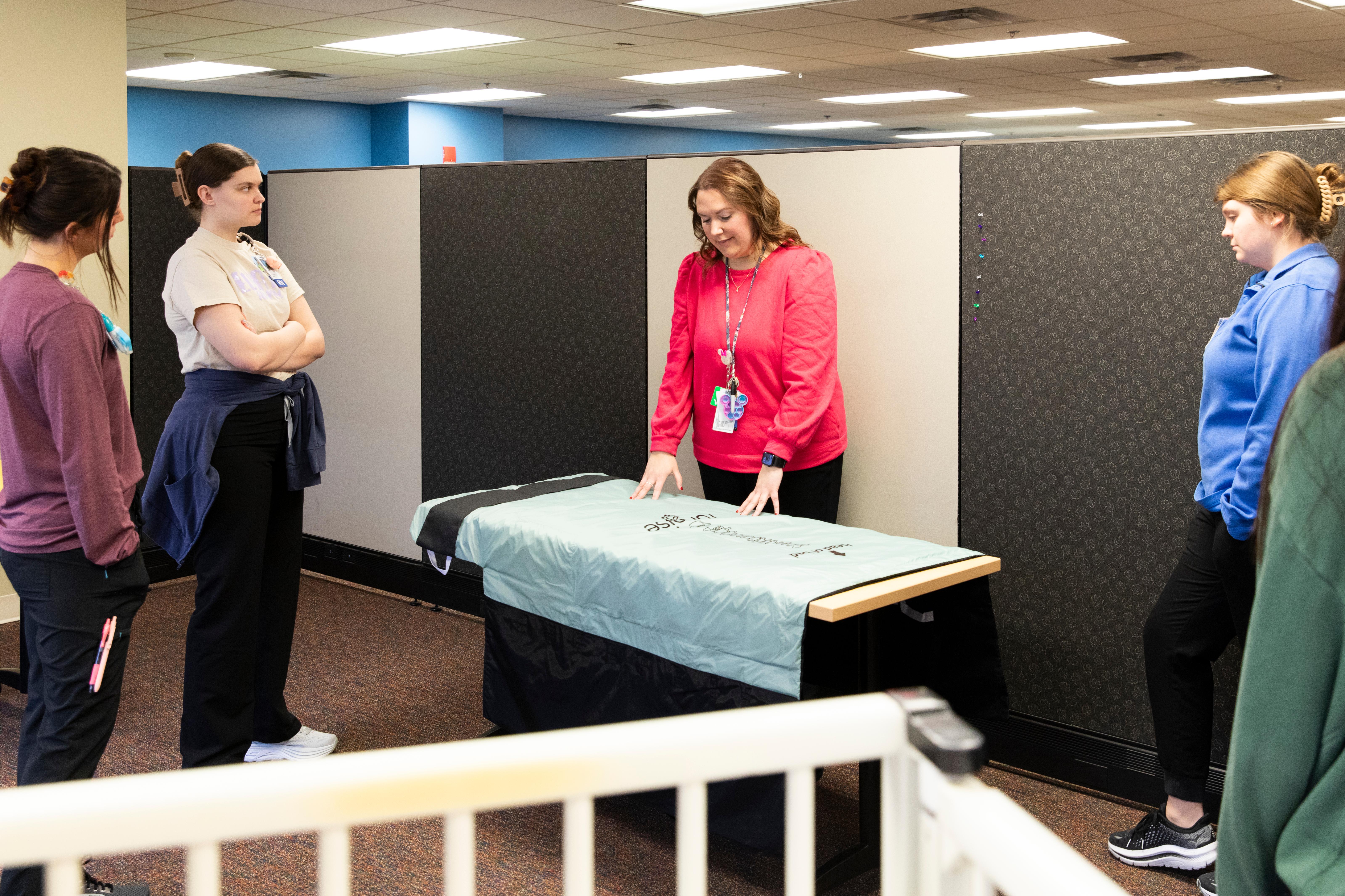image of new team members participating in clinical orientation
