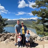 Portrait of Andrew Press and family