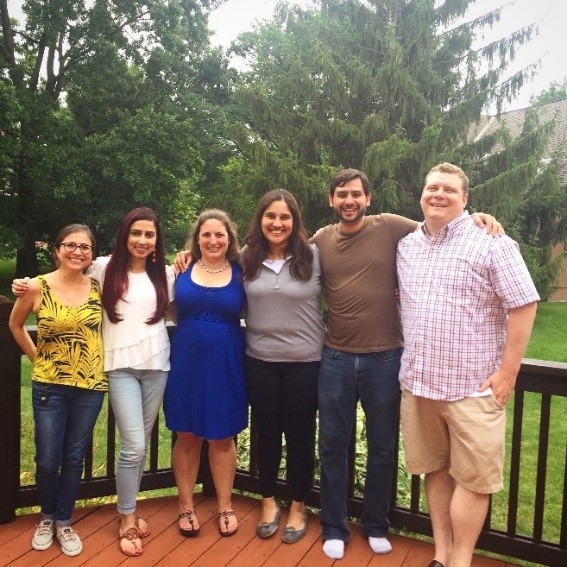 group photo of residents