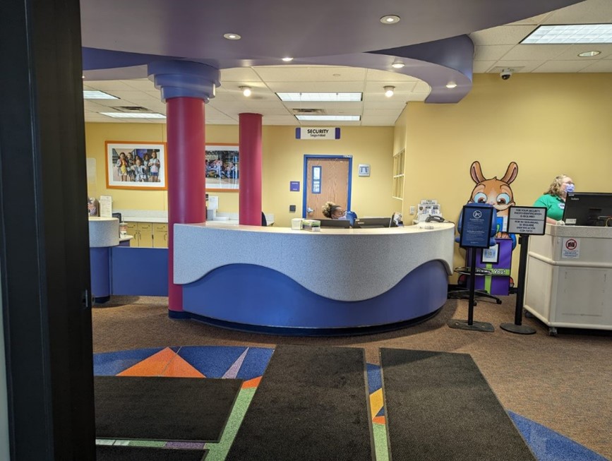 Security Desk at Children's Mercy Kansas 
