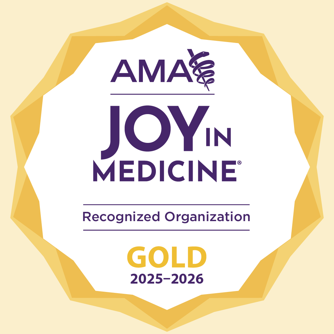 Joy in Medicine Gold Recognized Organization badge