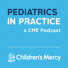 logo for the podcast Pediatrics in Practice