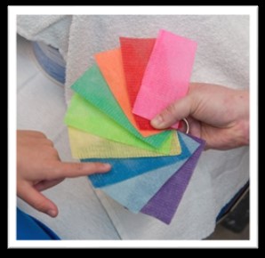 image of color options available for casts